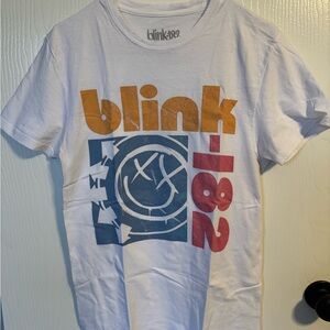 Blink 182 White Graphic T-Shirt